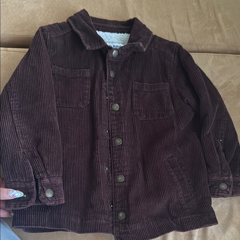Kids Brown Corduroy Jacket
